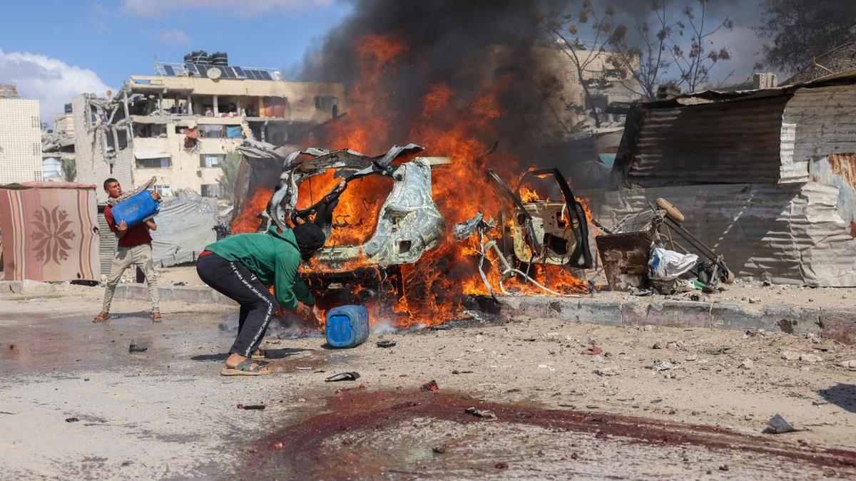 Palestinian officials say 32 killed in Israeli strikes on southern Gaza