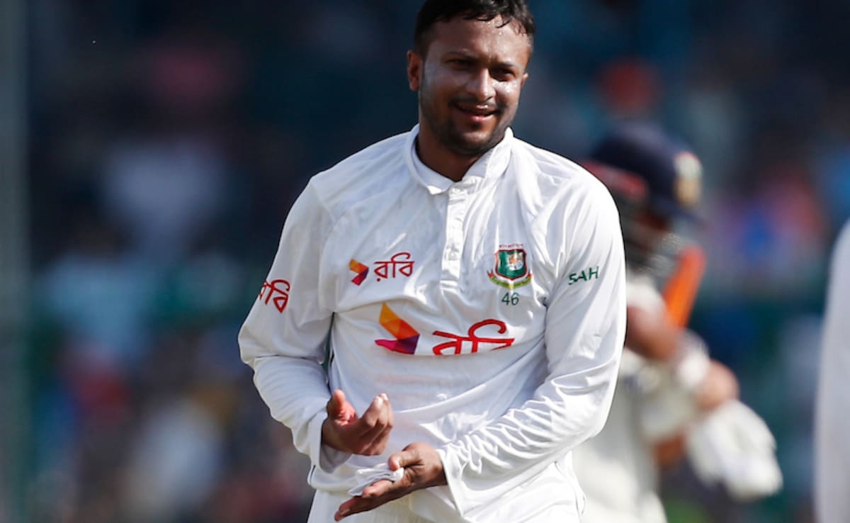 “Waste Of Time”: Bangladesh Captain On Murder-Accused Shakib Al Hasan’s Test Absence