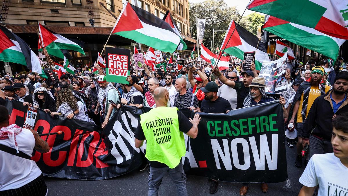 Thousands join pro-Palestinian rallies around the globe as October 7 anniversary nears