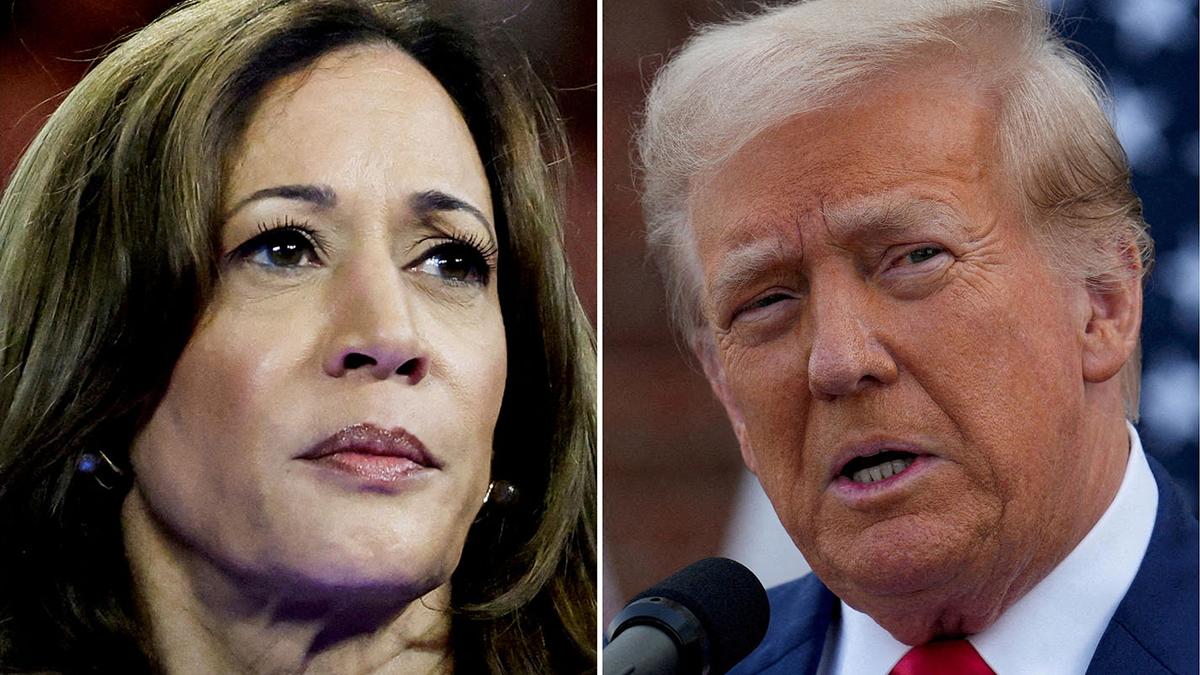 Kamala Harris slams Donald Trump for suggesting U.S. military handle ’enemy from within’ on election day