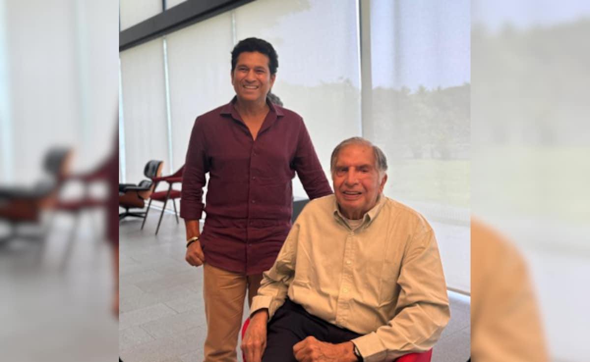 “Millions Who Never Met Him…”: Sachin Tendulkar Visits Ratan Tata’s Residence, Pays Tribute