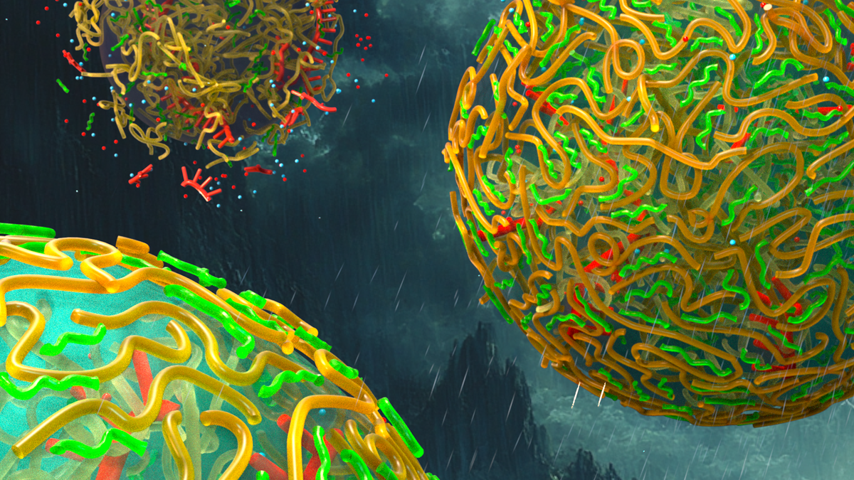 Rain may have helped form the first cells, kick-starting life as we know it