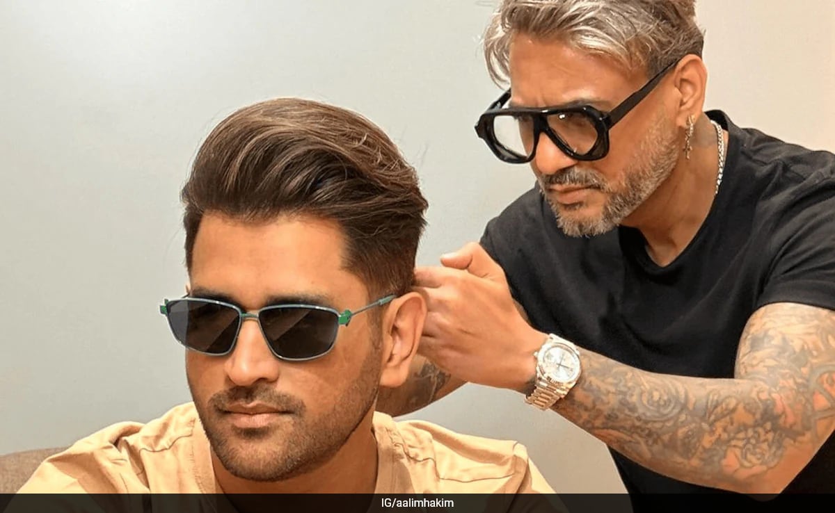 MS Dhoni Flaunts His New Hairstyle. CSK Icon’s Never Seen Before Avatar Viral