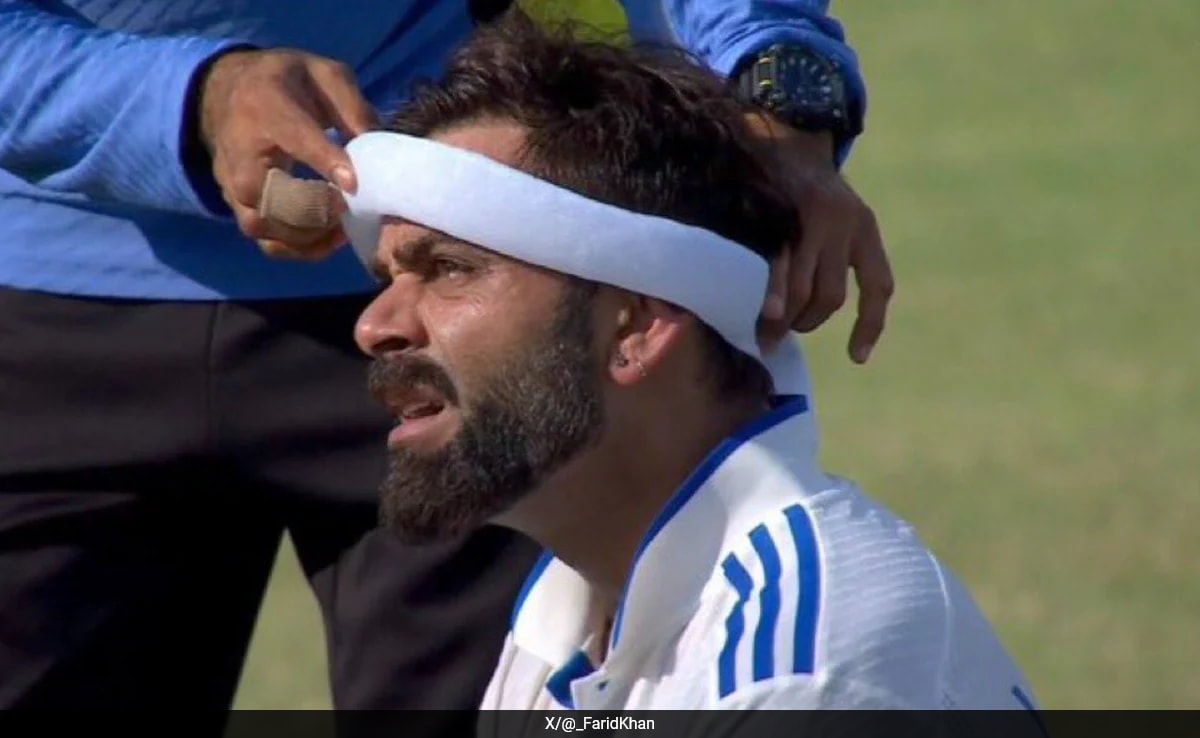 Dehydrated Virat Kohli Struggles to Carry On, Gets Treatment On Field. Video