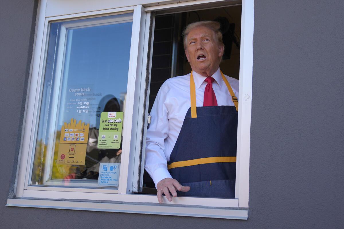 Watch: When Donald Trump served fries at McDonald’s