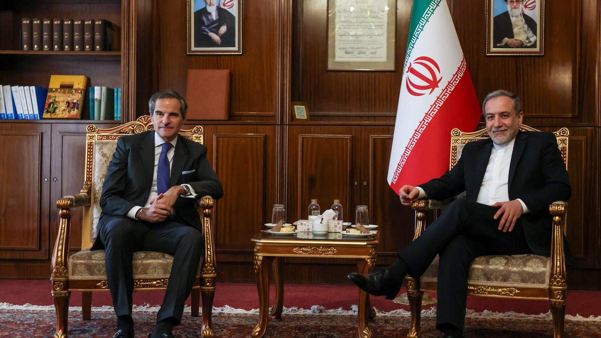 Nuclear talks: UN’s IAEA chief Rafael Grossi meets Iranian Foreign Minister Abbas Araghchi in Tehran