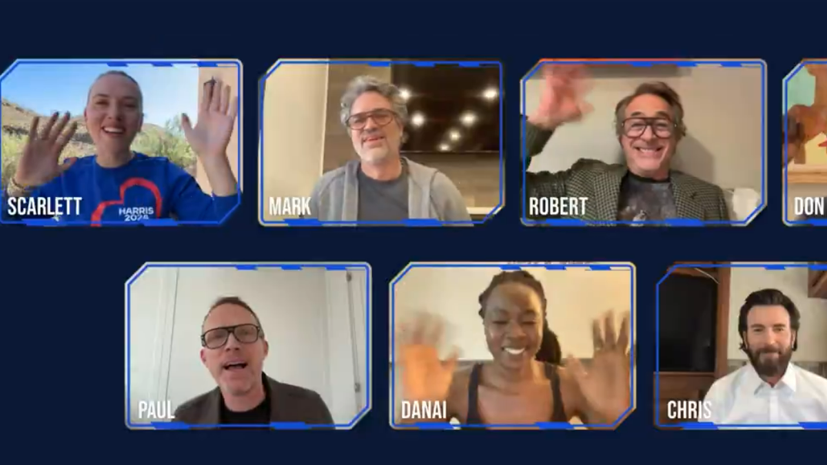 Scarlett Johansson, Robert Downey Jr, Mark Ruffalo and more Marvel stars assemble in support of Kamala Harris ahead of US presidential elections