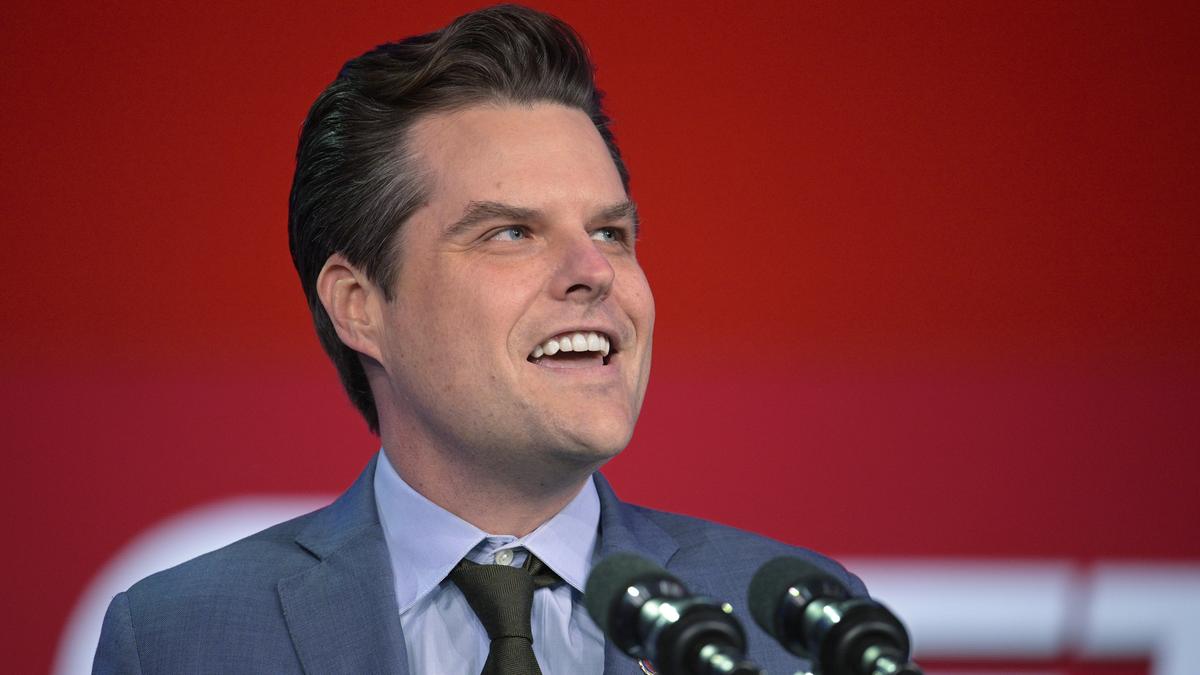 Trump names firebrand lawmaker Matt Gaetz U.S. Attorney General