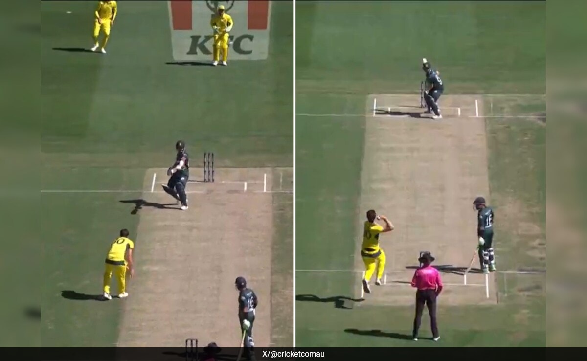Kamran Ghulam Teases Pat Cummins, Dismissed To Unplayable Ball On Next Delivery. Watch