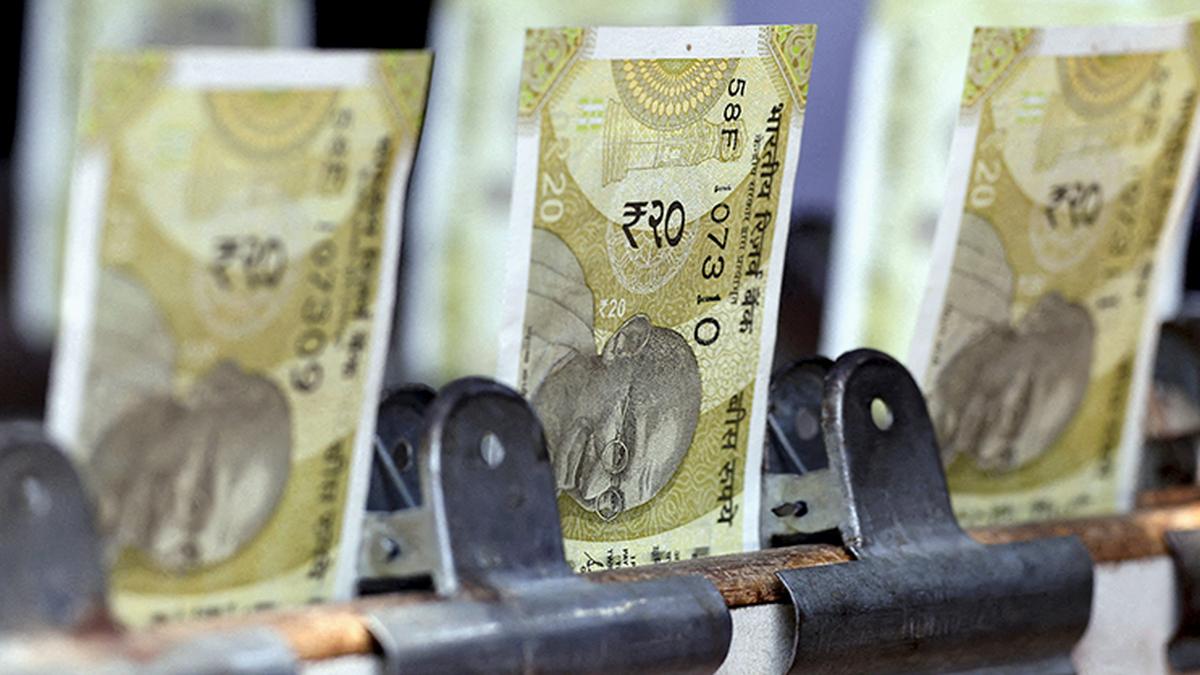 Rupee falls 23 paise to hit fresh record low of 85.50 against U.S. dollar