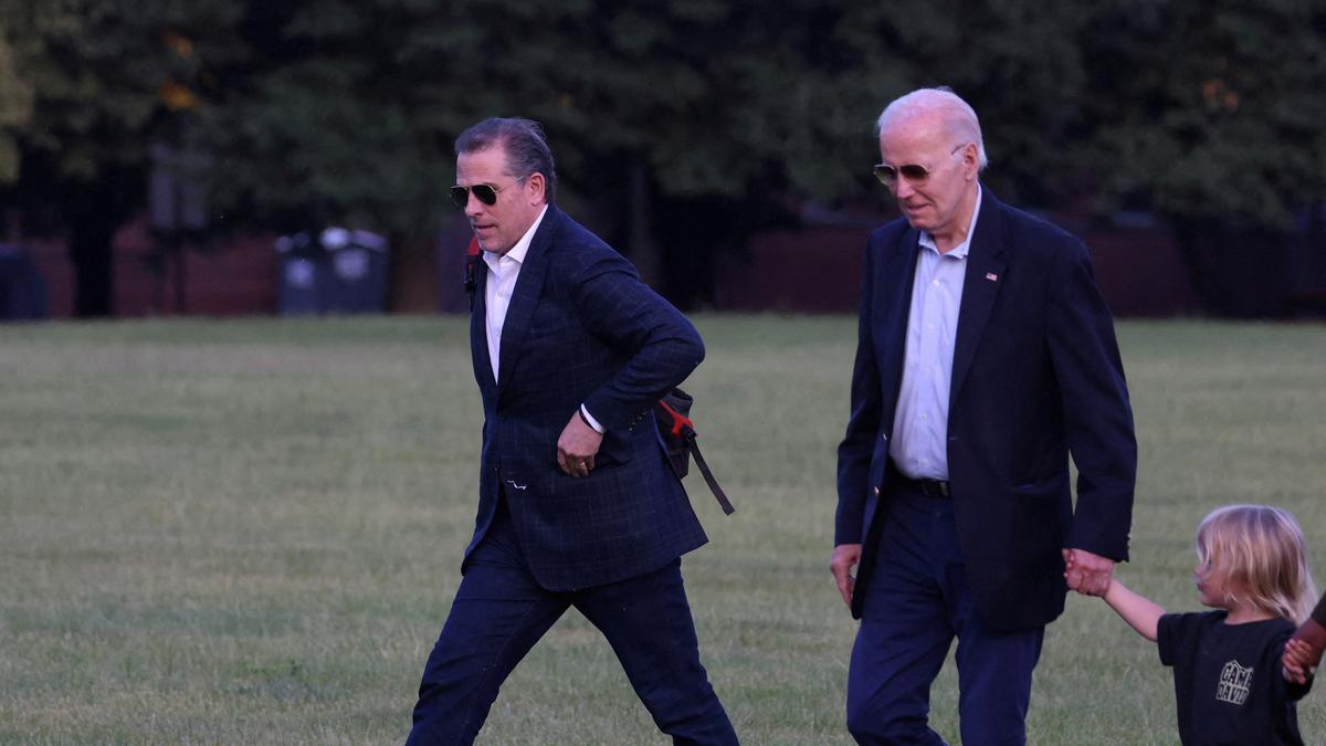 Biden pardons his son Hunter in 2 cases despite previous pledges not to