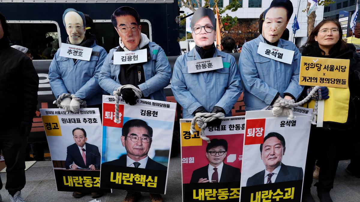 South Korea ex-Defence Minister reportedly arrested as President hangs on
