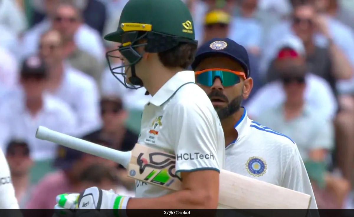 Virat Kohli, Sam Konstas Clash On Field, Umpires Intervene To Diffuse Tension. Video
