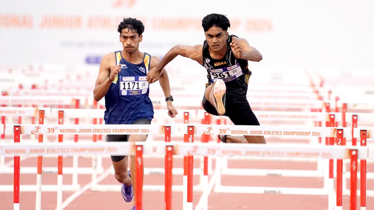 National junior athletics | Kiran rewrites his 110m hurdles record