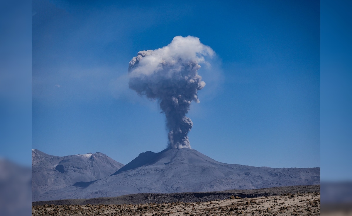 Indonesia’s Mount Ibu Erupts, Spews Hot Lava, Smoke