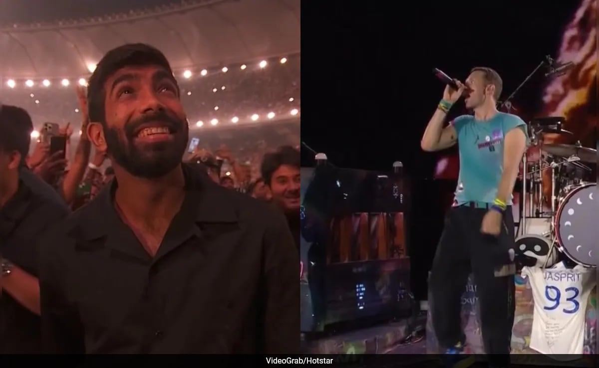 In Jasprit Bumrah’s Presence, Coldplay Wins Hearts With Special Song For India Superstar. Watch