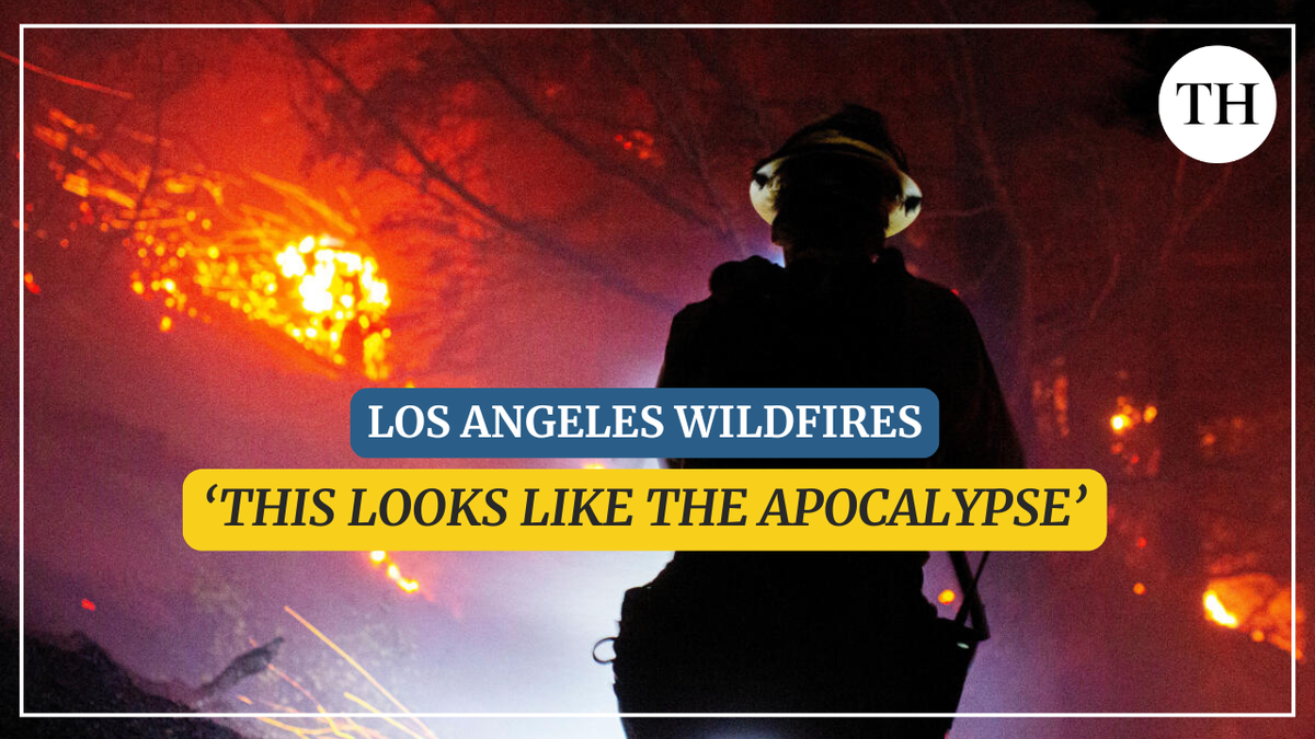 California wildfire: Aerial views of Los Angeles ravaged by fires | Watch video