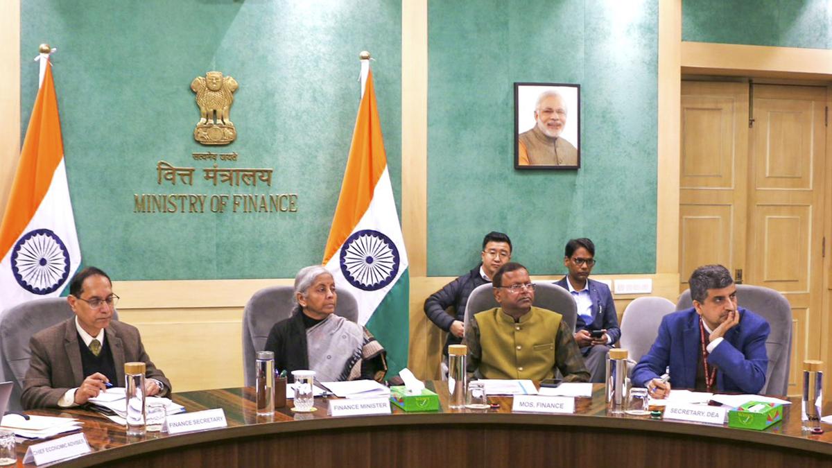 Nirmala Sitharaman holds pre-Budget consultation with representatives of trade unions