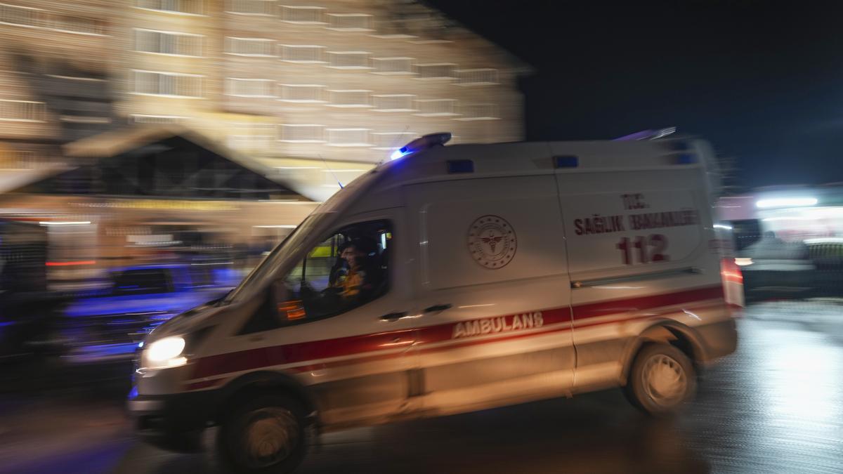 Apartment building collapses in central Turkiye, trapping 2 people