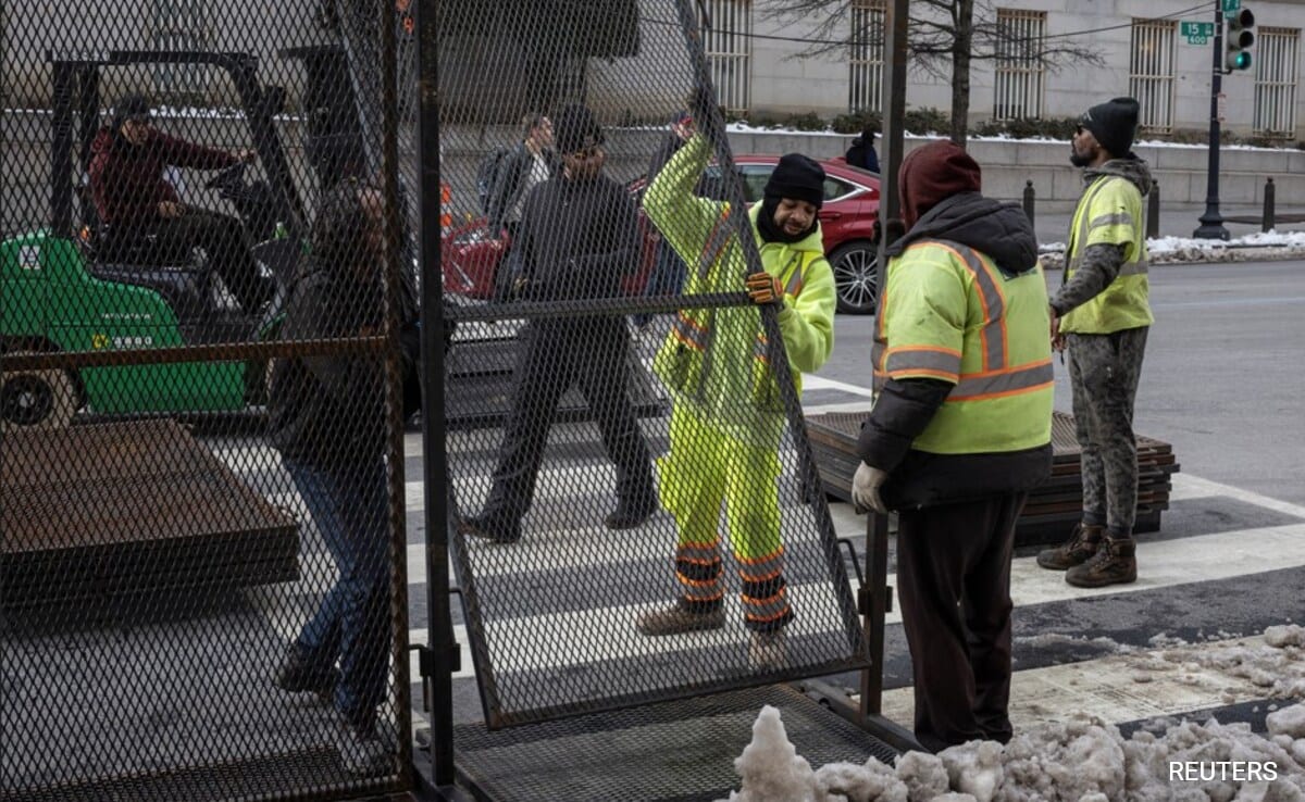 Washington Braces For Trump 2.0 Inauguration With Fortress-Like Fencing