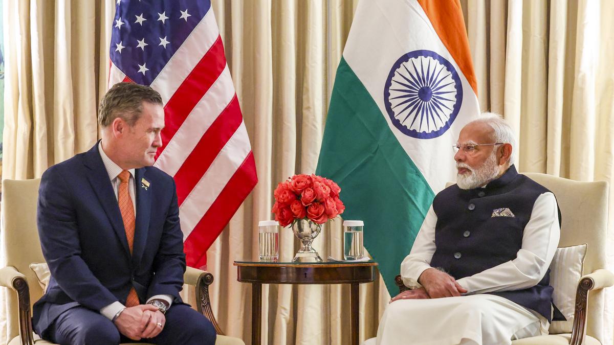 PM Modi meets U.S. National Security Adviser Michael Waltz