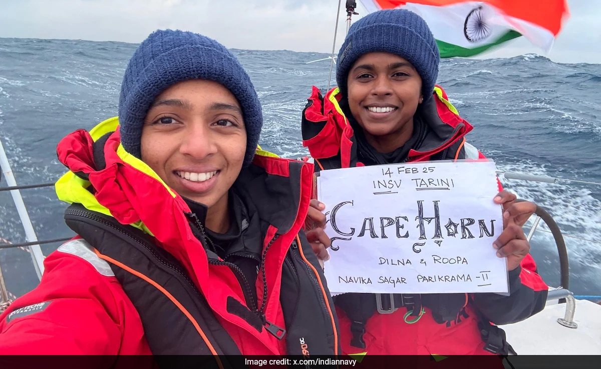 2 Navy Women Officers Cross Cape Horn, Known For Strong Winds, Towering Waves
