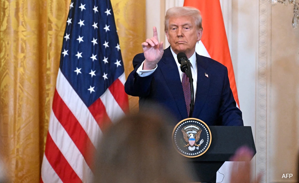 Donald Trump Amid Rift With Mayor