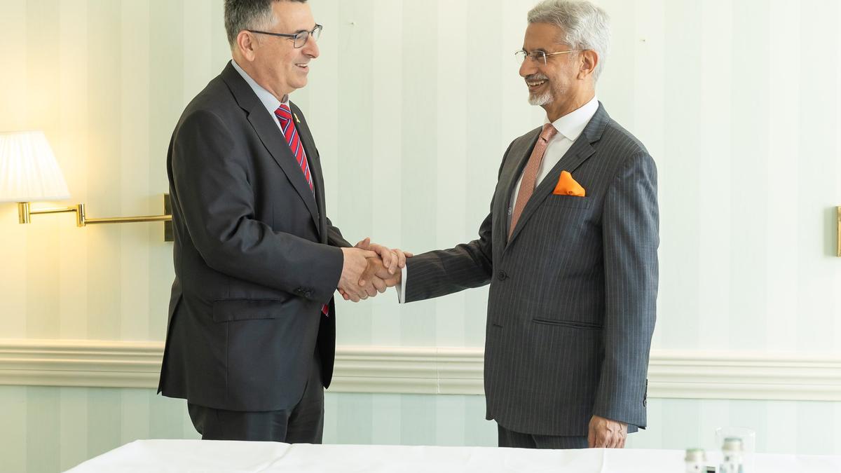 EAM Jaishankar, Saar discuss Trump’s vision of connecting Israel with India, Europe, U.S.