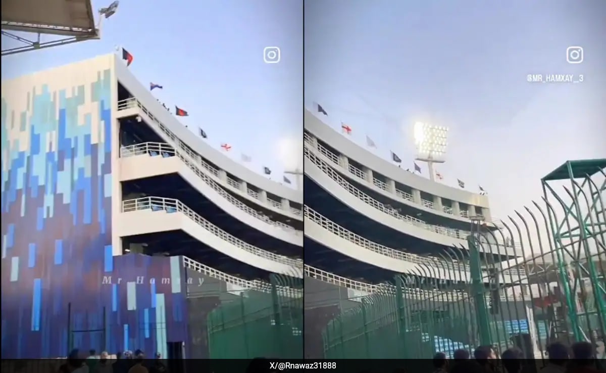 Indian Flag Controversy In Pakistan Ahead Of Champions Trophy, Stadium Video Viral
