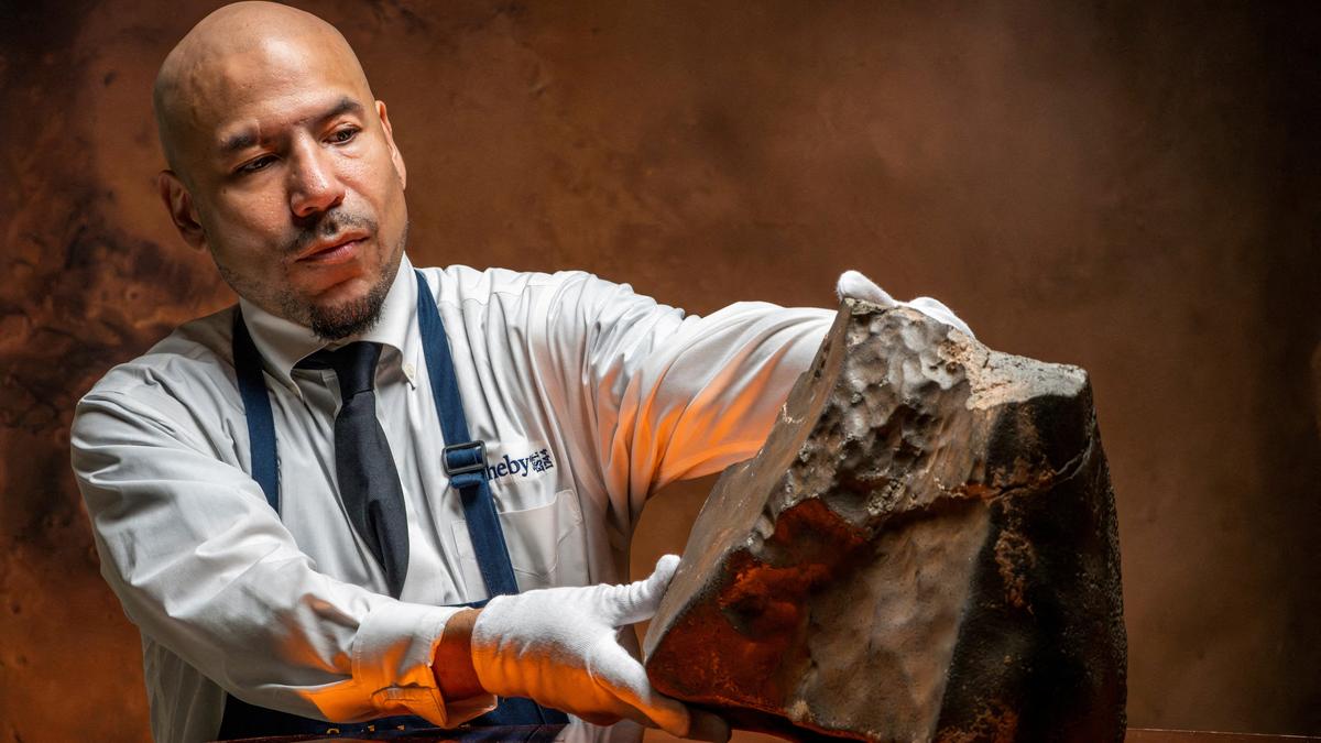 Auction of world’s largest Mars meteorite sparks ownership debate