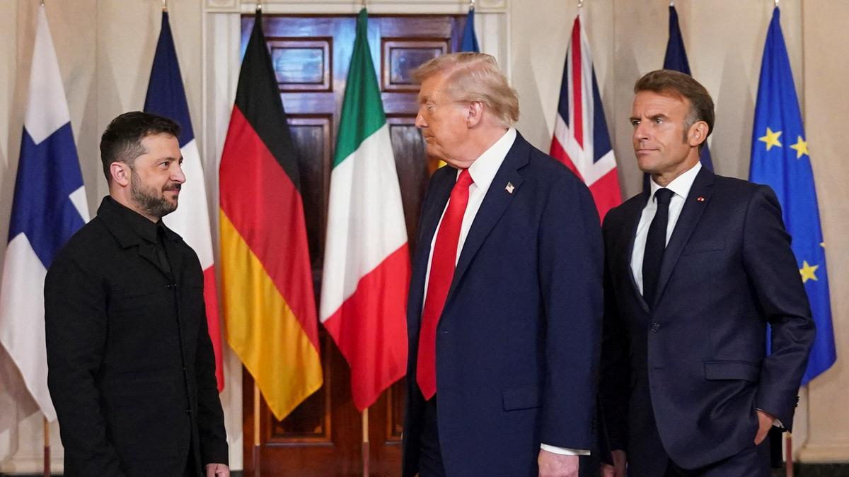 Macron suggests Geneva hosts Putin-Zelenskyy summit as European leaders meet Trump