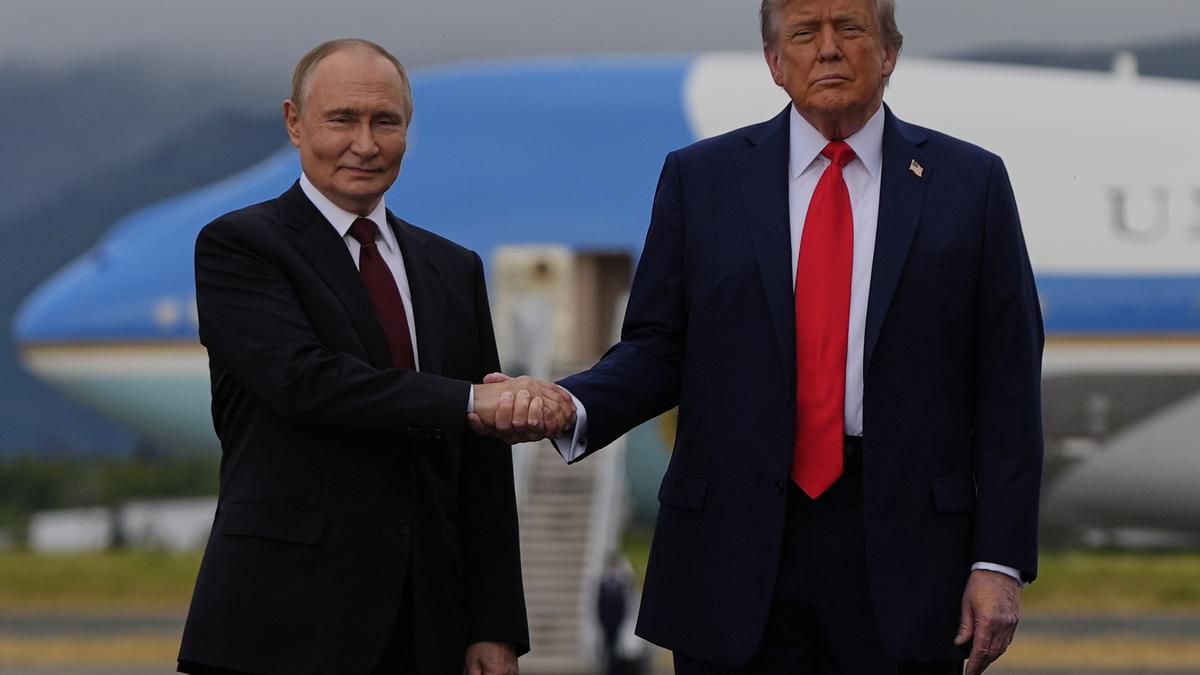Alaska summit: Donald Trump, Vladimir Putin shake hands ahead of Ukraine talks