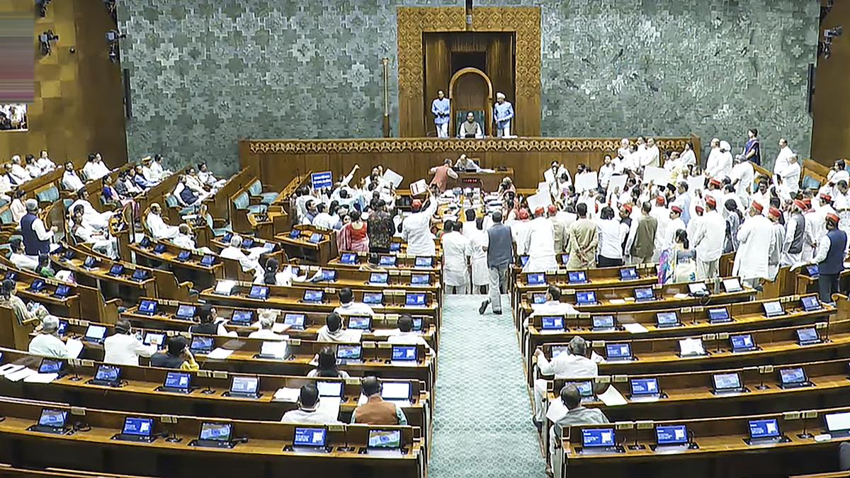 Lok Sabha passes two tax Bills without debate; Rijiju slams Opposition over disruptions