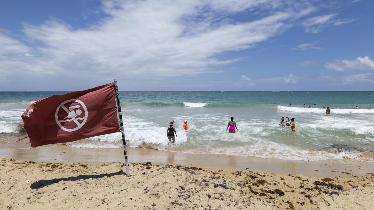 Hurricane Erin explodes in strength to a Category 5 storm in the Atlantic near Caribbean Islands