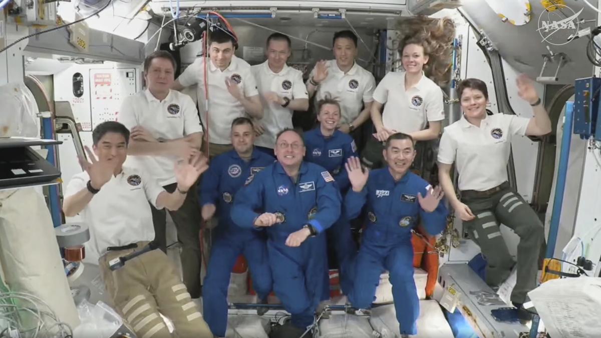 SpaceX delivers four astronauts to International Space Station just 15 hours after launch