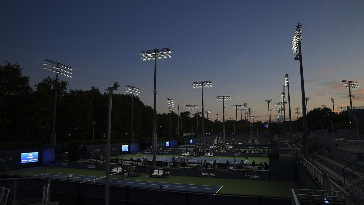 US Open lit by lights designed to cut light pollution