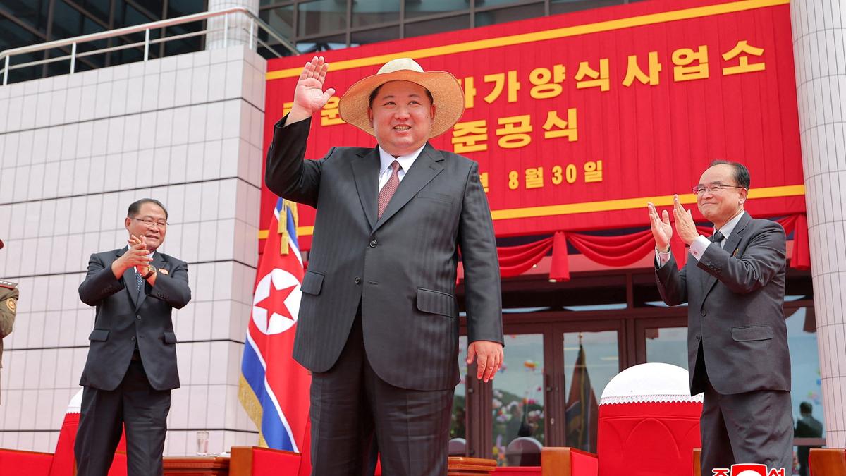 North Korean leader inspects new missile factory ahead of visit to China