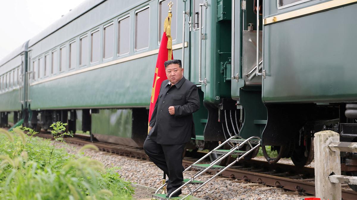 North Korean leader takes train to China for military parade, Yonhap says