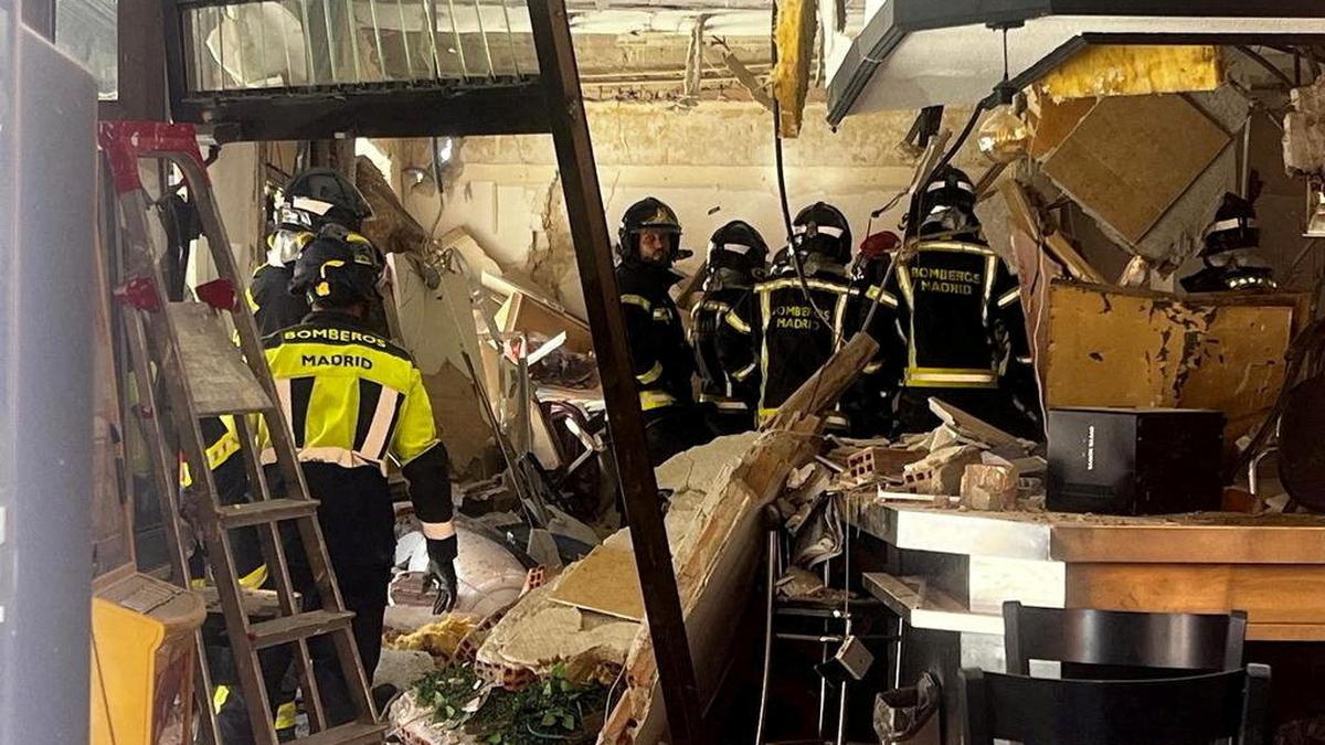 Explosion in Madrid from suspected gas leak injures 25
