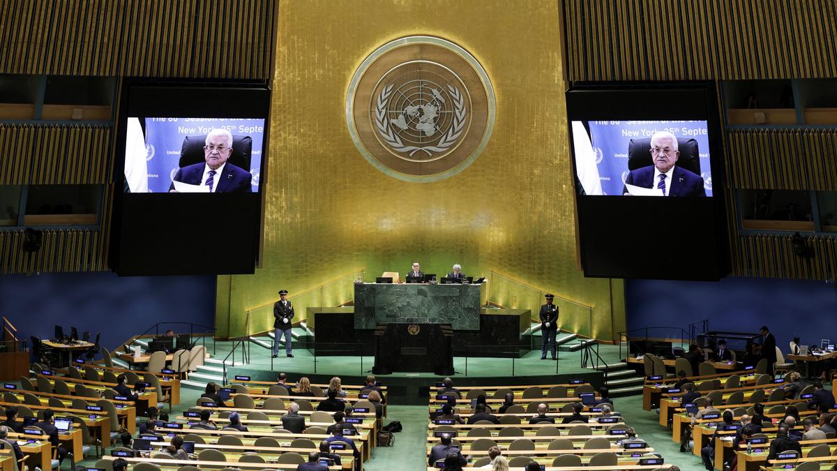 Hamas will have no role in governing postwar Gaza, says Palestinian President at UNGA