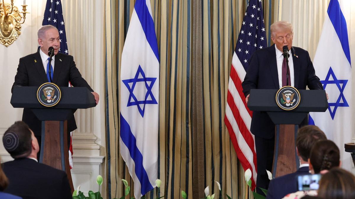 White House releases Gaza peace plan as Trump meets Netanyahu