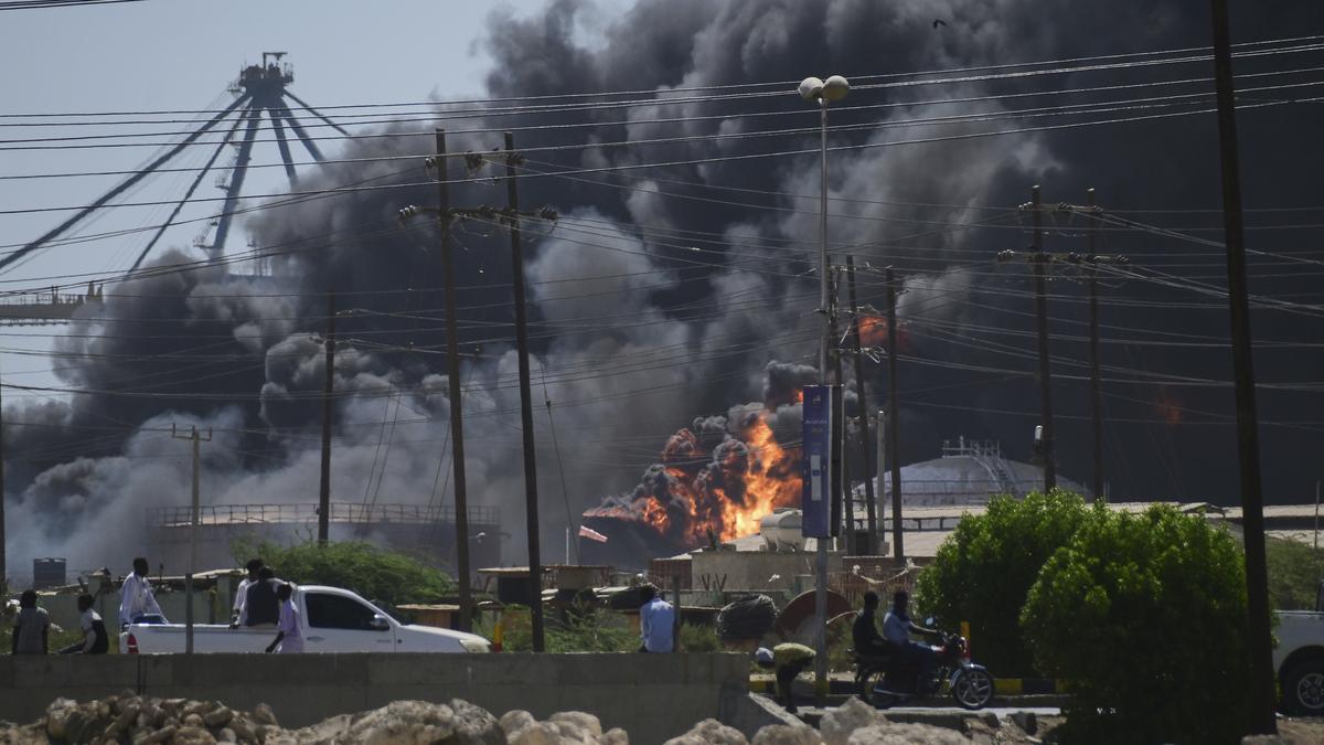 Wave of drone strikes hit targets near Sudan capital