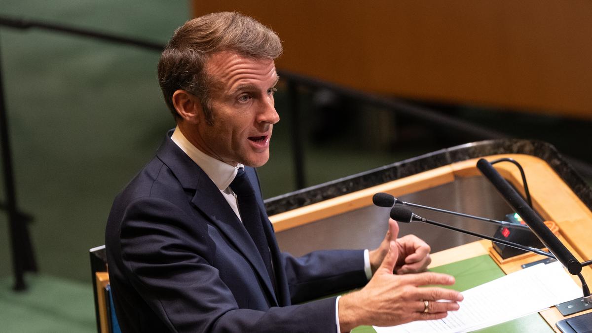 France’s Macron warns against ‘survival of the fittest’ in world affairs