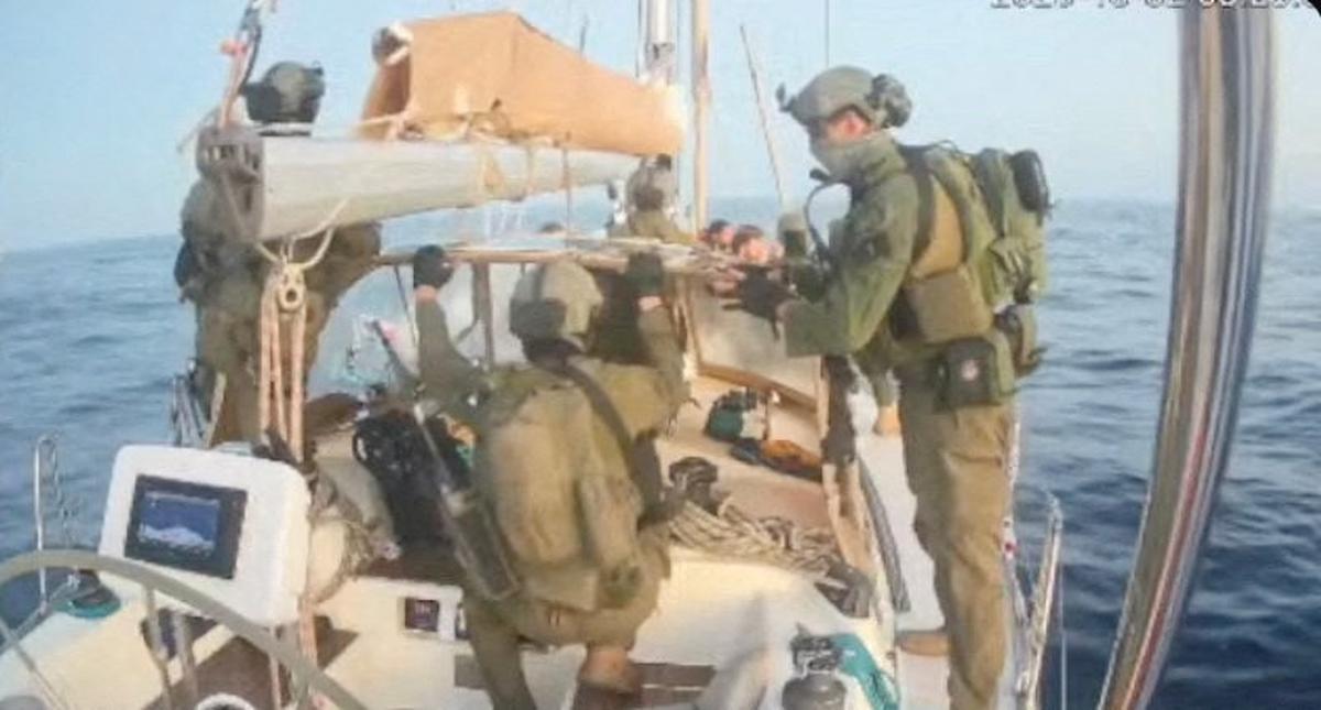 Watch: Global flotilla intercepted by Israeli navy near Gaza