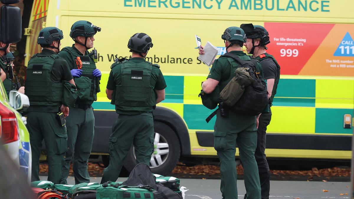 Four injured in car ramming, stabbing attack outside Manchester Synagogue, say police