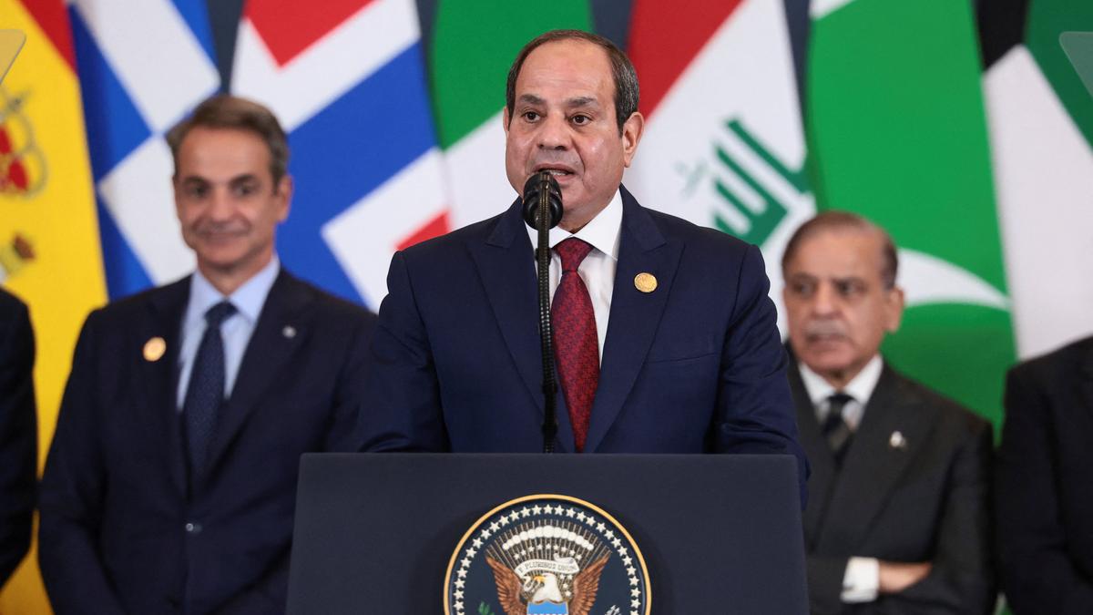 Egyptian President says Trump’s Mideast proposal is ‘last chance’ for peace in region
