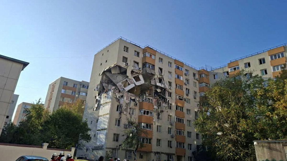 Powerful blast at apartment building in Romania’s capital kills three, injures at least 13