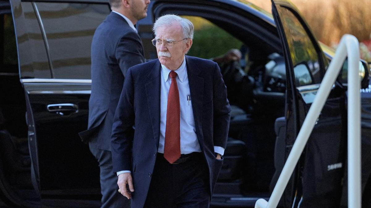 Ex-Trump adviser John Bolton surrenders following charges of mishandling classified information