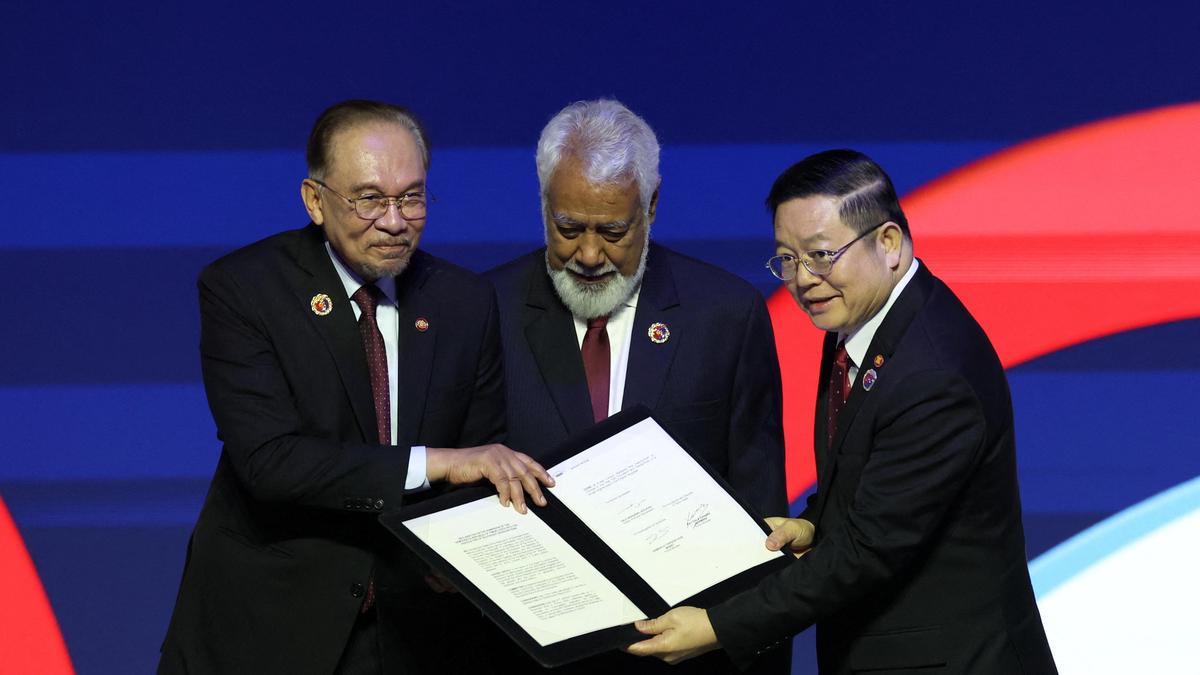 East Timor formally admitted to ASEAN in the group’s first expansion since the 1990s