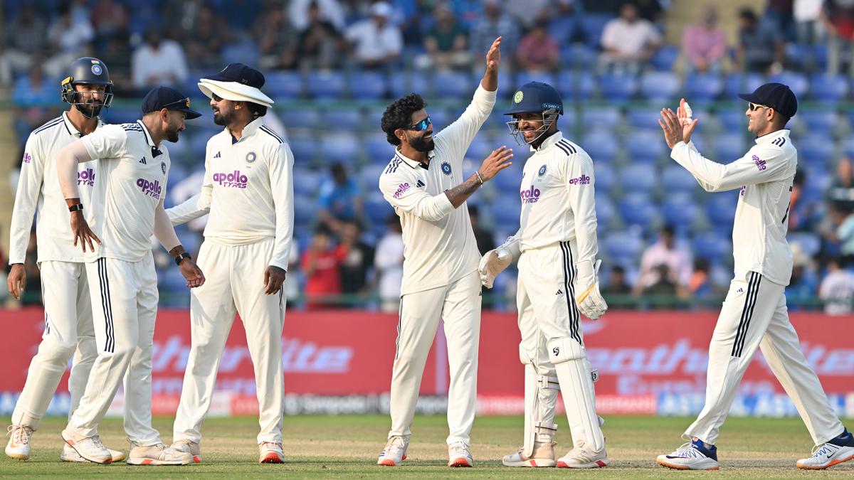 India vs West Indies second Test | Gill, Jadeja excel as India continues to call the shots